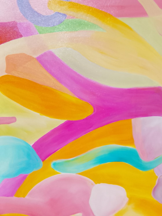 Image 1 of Acrylic painting #summer 144x100cm
