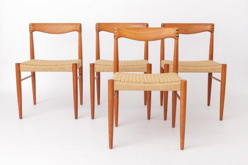 Set of 4 H.W. Klein Teak Dining Chairs for Bramin, Danish Mid-Century Modern, 1960s–70s – eetkamerstoelen (photo 2 of 9)