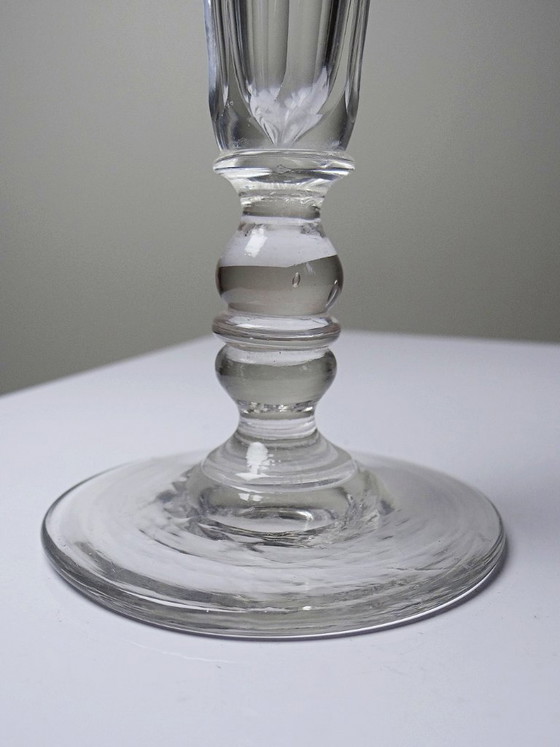 Image 1 of Zeldzame antieke champagnecoupe, toegeschreven aan Baccarat, Napoleon III