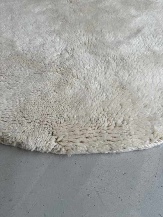 Image 1 of Round unique Béni ouarain rug 100% handmade 