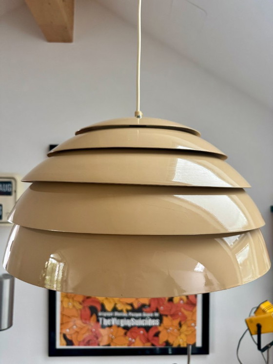 Image 1 of Lampada da soffitto Hans-Agne Jakobsson T 325/450 | Ciondolo "Alveare" in alluminio | Markaryd Svezia | Design scandin