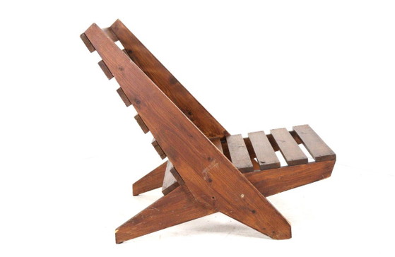 Image 1 of Chaise ciseaux vintage des années 1950