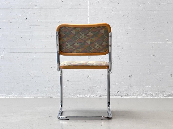 Italian Vintage Cantilever Chair in Bauhaus Style, Made in Italy – Side chairs, Wood (photo 6 of 14)