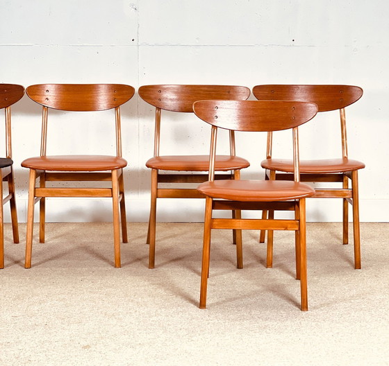 Image 1 of Sechs Farstrup Modell 210 Esszimmerstühle (2 Sets verfügbar)