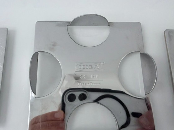 Ikea Groggy Sottobicchieri (6 pezzi) nel supporto – Accessori da tavola, rvs (photo 9 of 10)