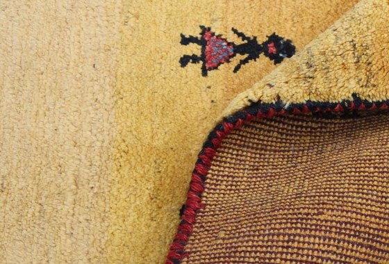 Image 1 of Original Perserteppich Gabbeh Ghashghai Orientteppich 172 cm x 96 cm Alt Natur