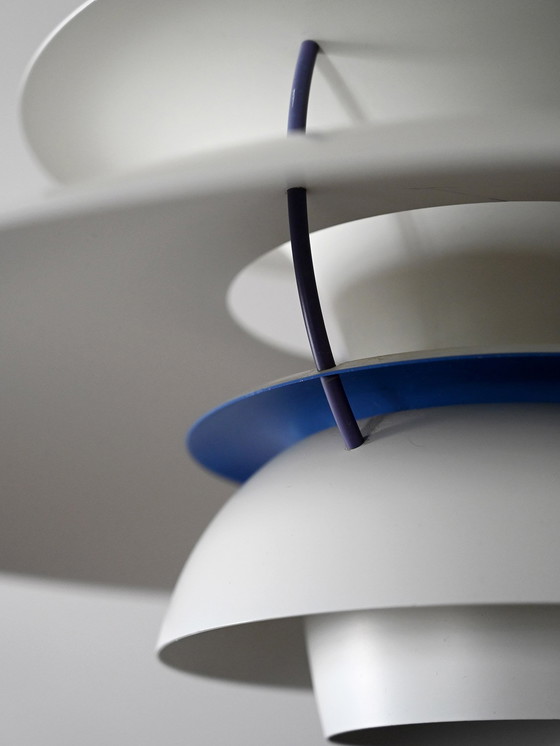 Image 1 of White PH 5 Pendant by Poul Henningsen
