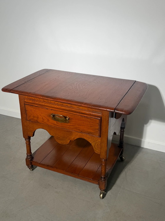 Image 1 of Klaptafel met lade