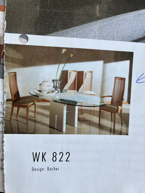 Image 1 of WK - Bacher Tafel met verstelbare Thomas Althaus Stoelen