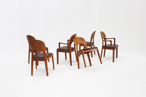 Chaises de Salle à Manger Vintage par Niels Koefoed pour Koefoeds Hornslet, Danemark, Set de 6