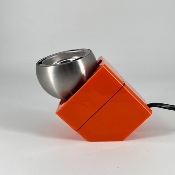 OSRAM Minispot 41601 Space Age Tafellamp in Oranje, Duitsland jaren 70 – Tafellampen, Plastic, Metal (photo 3 of 12)