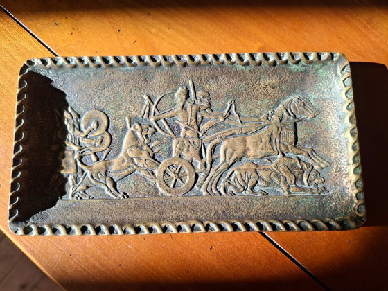 Schmuckschale aus Bronze, 15,3 x 8 cm, 265 Gramm, signiert Max Le Verrier, sehr guter Zustand – Bildhauerei (photo 5 of 5)