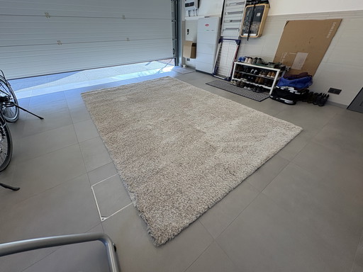 Tappeto Jov, lana e lino, 230x230