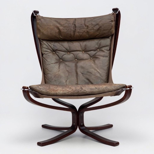 1970s, Norwegian design by Sigurd Ressel, lounge chair, model "Falcon".