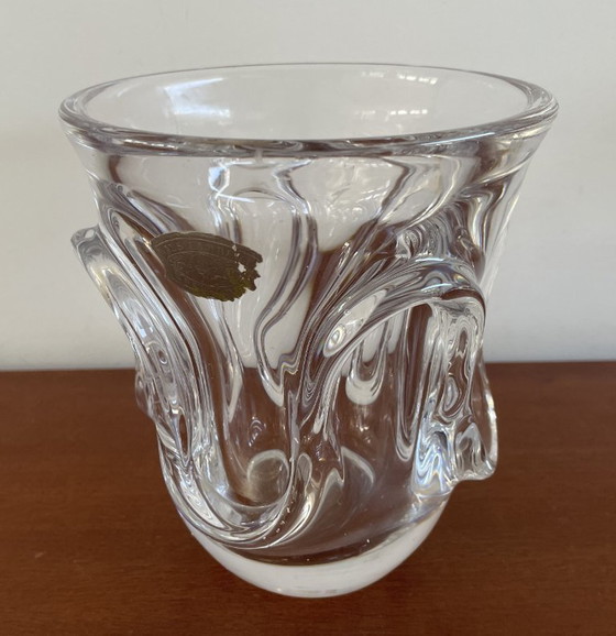 Image 1 of Val Saint Lambert - Vintage Crystal Vase designed by Antonio & Guido Bon