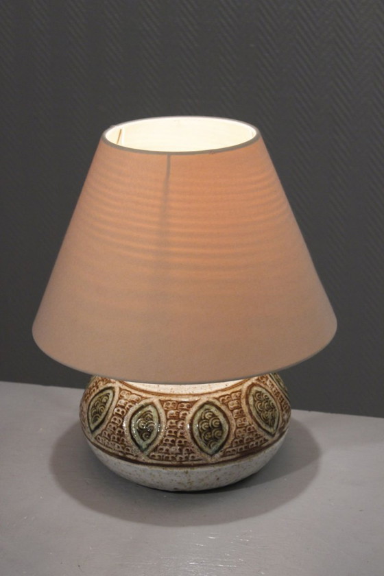 Image 1 of Marcel Giraud in Vallauris - Large lamp base with stamped decoration, France, 1960s