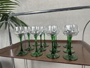 12x vintage wine glasses - Luminarc