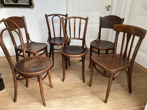 Image 1 of 6X Thonet und andere Bugholzstühle