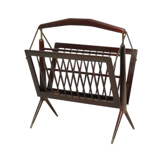 Image 1 of Italian Magazine Rack Magazine Rack Cesare Lacca