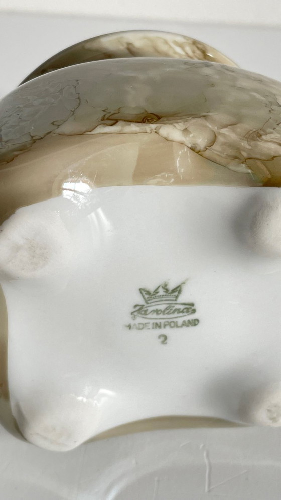 Image 1 of Karolina-Porzellanvasen, Polen, 1970er/80er Jahre