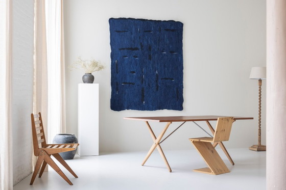 Image 1 of Seltener Hans Wegner 'Sawbuck' Tisch, DK 1960er