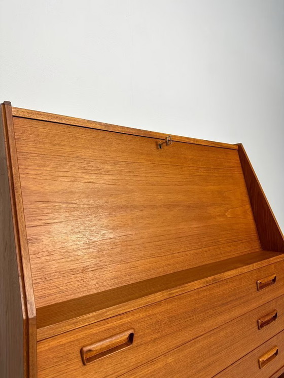 Image 1 of Segreteria danese vintage in teak di Dyrlund anni '60-'70