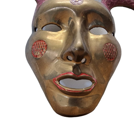 Image 1 of Vintage Brass Carnival Masque