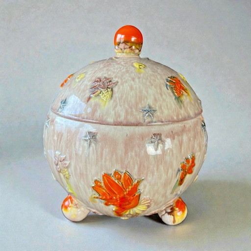 WGP - Stoneware punch bowl by Dümler & Breiden - Höhr-Grenzhausen ceramics, approx. 4l capacity, model 1767, circa 1940s