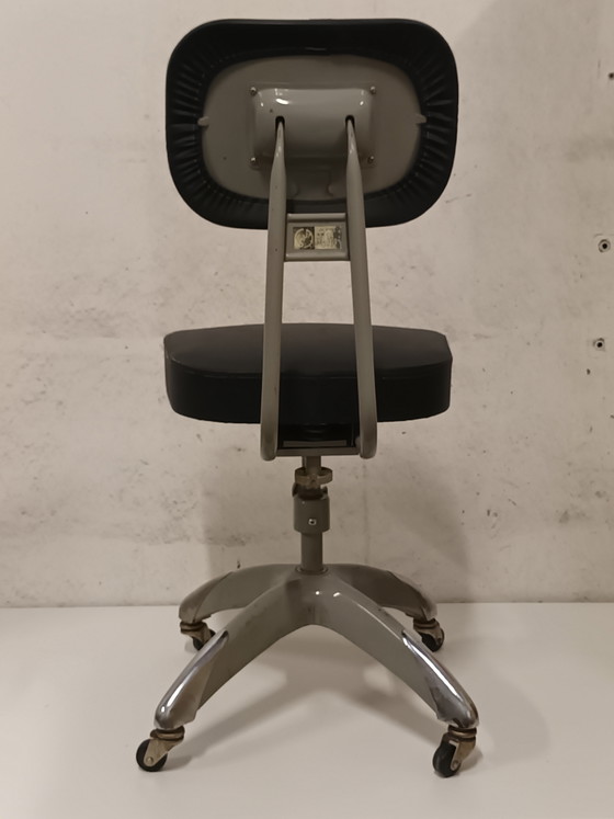 Japanese Industrial Desk Chair – C.M.C., Office chairs, Metal (photo 3 of 13)