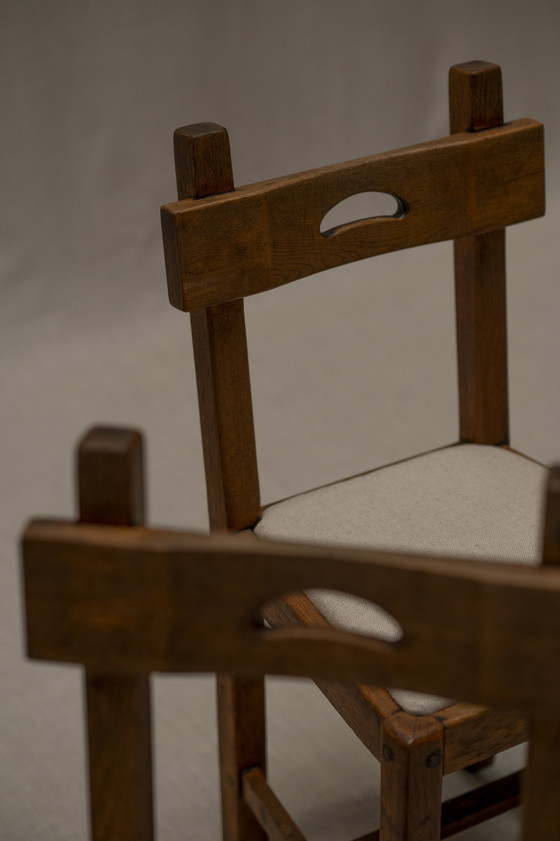 Image 1 of Brutalist Dining Chair Set