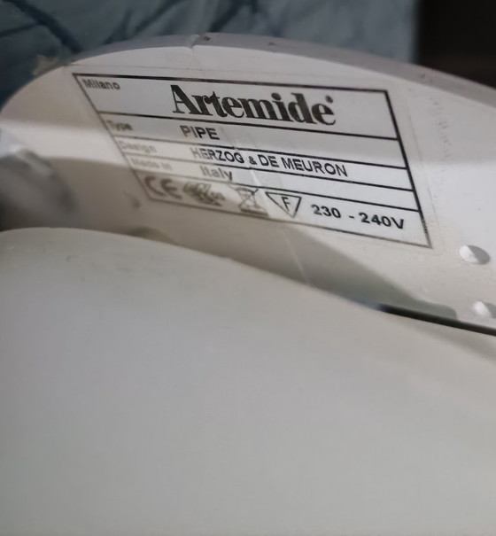 Image 1 of Artemide Pipe wall or ceiling lamp, winner of the Compasso d'Oro