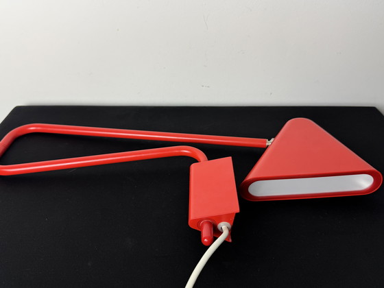 Image 1 of Lámpara de pared de metal rojo IKEA PS 2012 Diseño de Johanna Jelinek