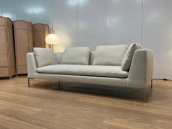 Image 1 of Canapé 3 places Charles écru, récemment meublé, B&B Italia