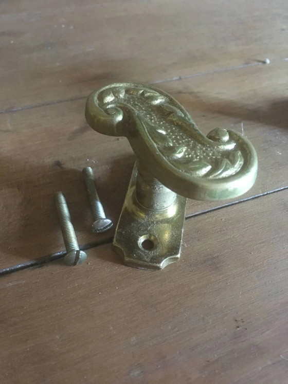 Messing Fenstergriff – Dekorative Objekte, Brass, Vintage (photo 8 of 10)