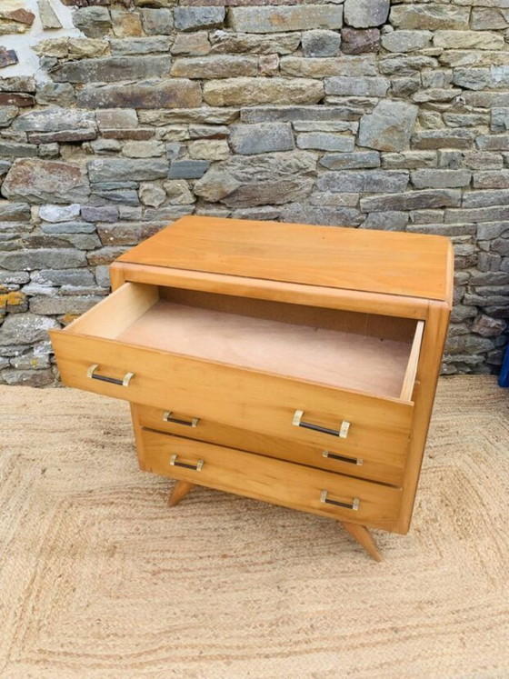 Vintage 4-drawer Chest of drawers 60s – Wood (photo 9 of 24)