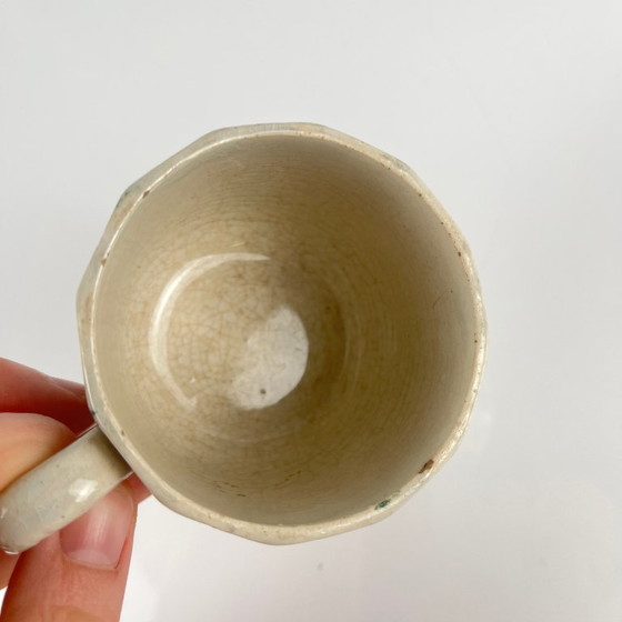 Image 1 of Antieke ijzerstenen beker voor verzamelaars, eind 19e - begin 20e eeuw.