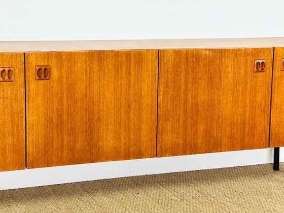 Image 1 of Minimalist Scandinavian teak sideboard, 1960
