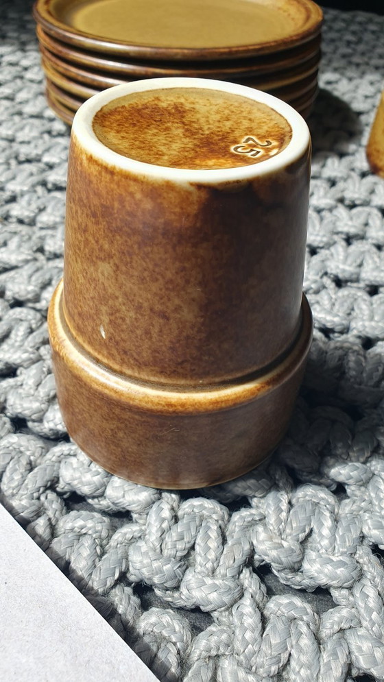 Image 1 of Vintage servies 12-delig LILIEN PORZELLAN Austria brutalist 70s