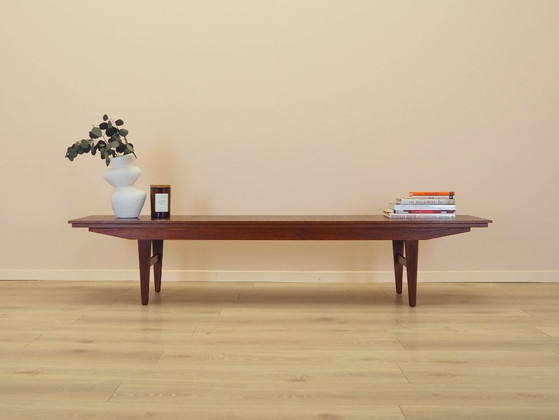 Image 1 of Teak-Lowboard, dänisches Design, 1970er Jahre, hergestellt in Dänemark