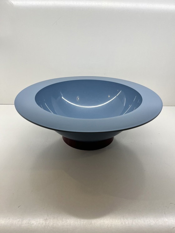 Ciotola Alessi Euclid di Michael Graves - Postmodern/Memphis, Ciotole, Plastica, Blu (foto 3 di 10)