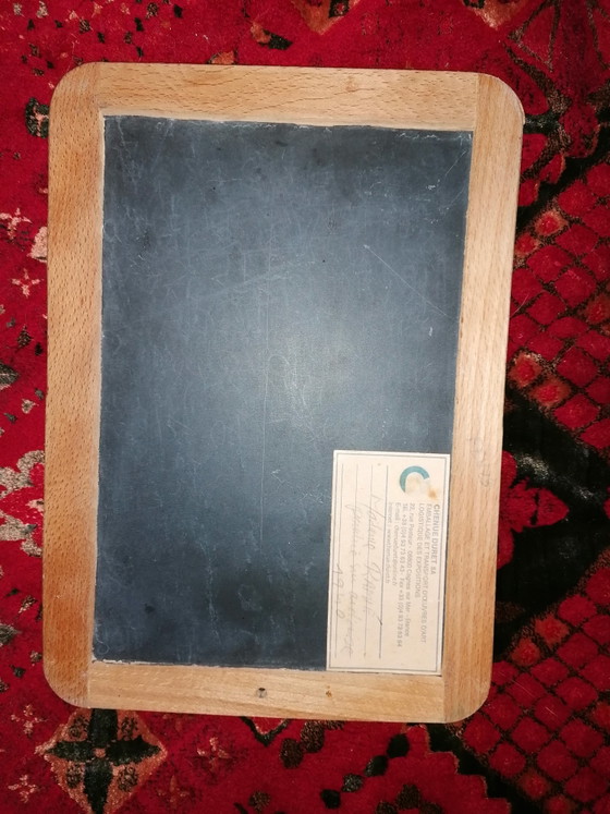 Image 1 of Original creation on slate, signed Magnelli