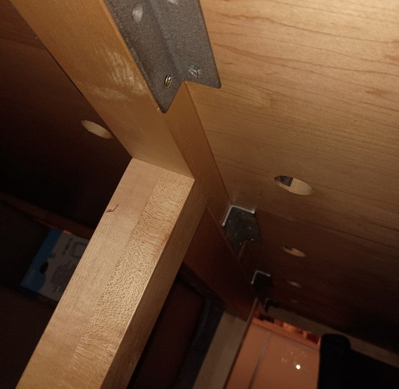 Image 1 of Mesa de conferencia de diseño muy grande de arce macizo 425 cm.