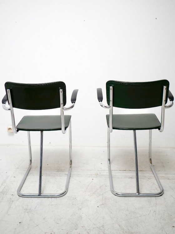 Image 1 of Paar Gispen Bauhaus-designstoelen