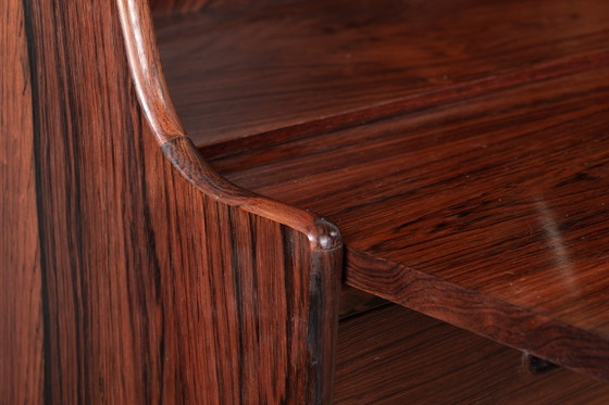 Image 1 of Secretaire, scrivania, danese in palissandro modello 37 di Arne Wahl Iversen per Vinde Mobelfabrik 1960.