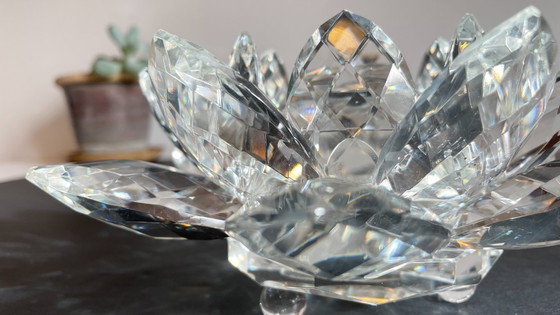 Image 1 of Kristallblumen-Briefbeschwerer-Skulptur