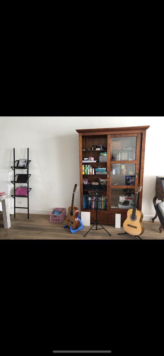 Image 1 of Display case cherry wood bookcase