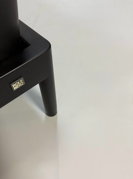 Image 1 of Rolf Benz Plura 380 Sofa Chaise Lounge Leather Sofa Couch Black