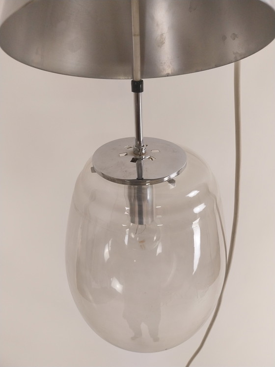 Image 1 of 1 x Glashütte Limburg Tropfen- oder Teardrop-Hängeleuchte 1970s