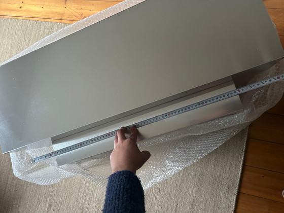 Image 1 of Silver Minimalist designer coffee table