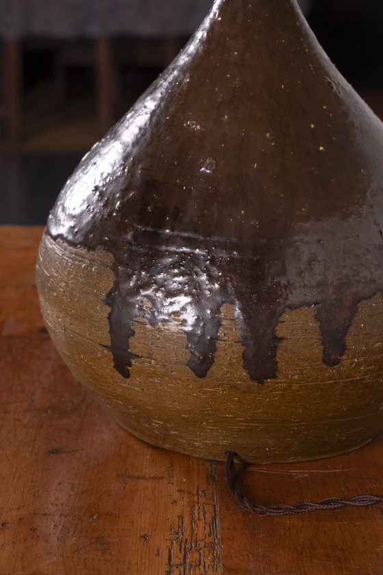 Image 1 of Flemming Ross Keramische Tafellamp, jaren 1960 Denemarken